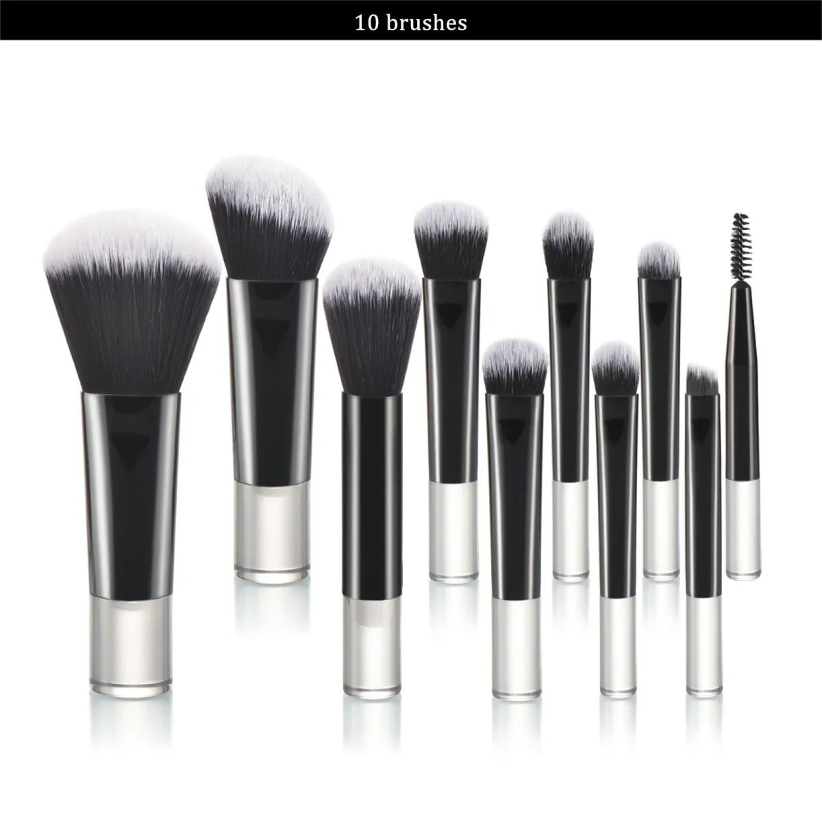 10 color Mini makeup brush Travel portable Makeup Tool Makeup Puff - Palm Brush Professional Makeup tool set Christmas gift - Image 28