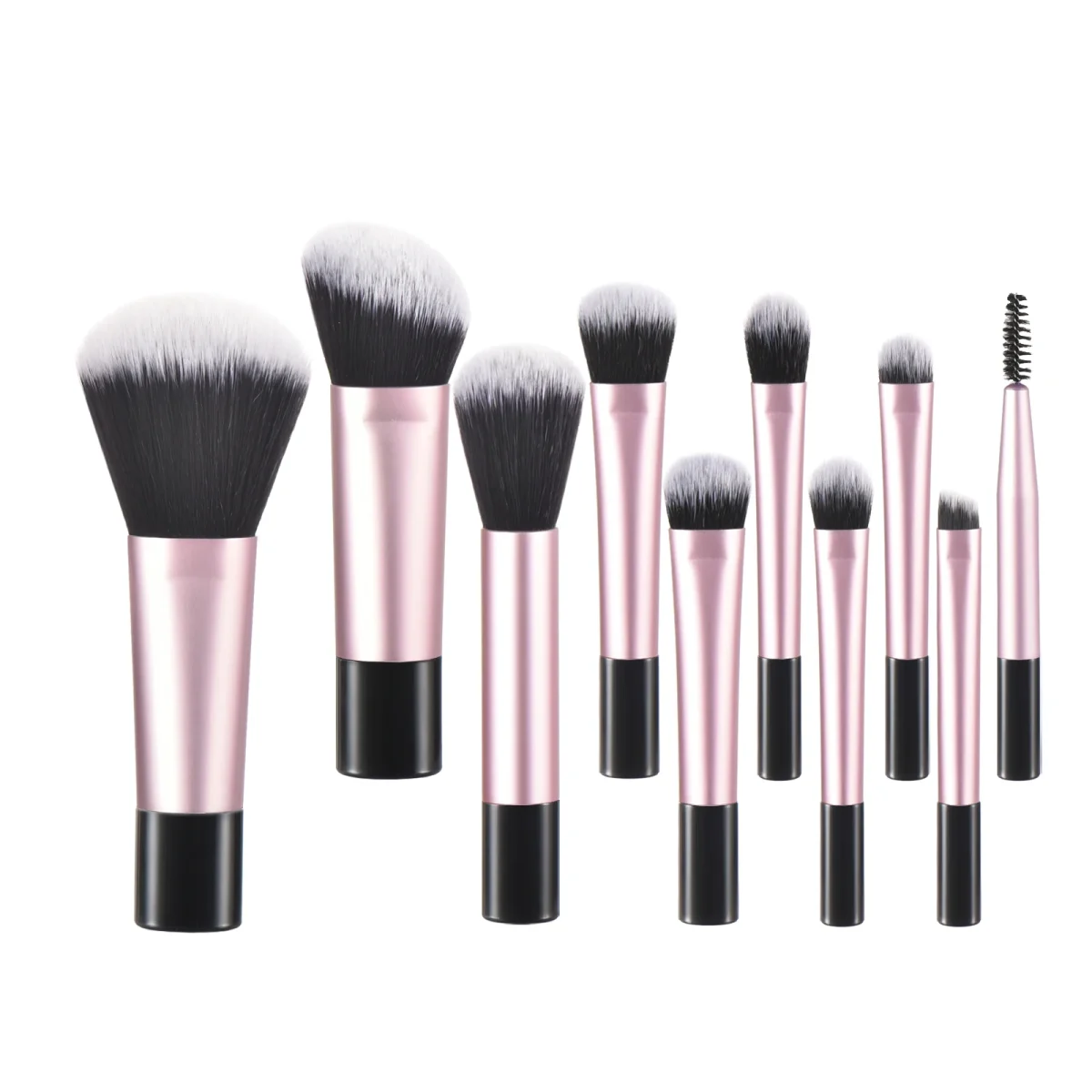 10 color Mini makeup brush Travel portable Makeup Tool Makeup Puff - Palm Brush Professional Makeup tool set Christmas gift - Image 24
