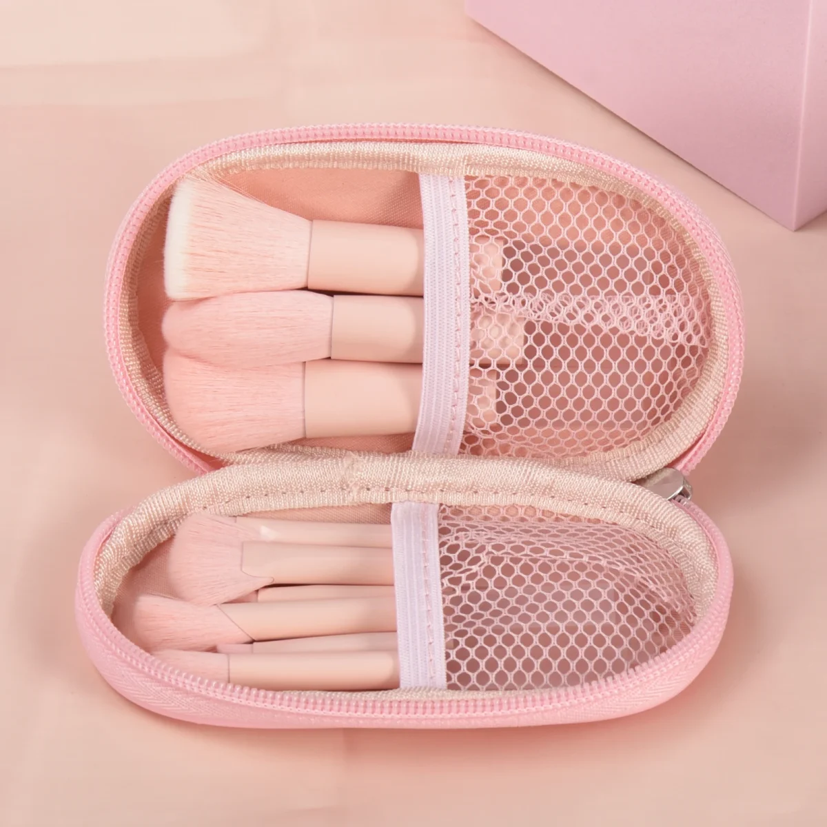 10 color Mini makeup brush Travel portable Makeup Tool Makeup Puff - Palm Brush Professional Makeup tool set Christmas gift - Image 60