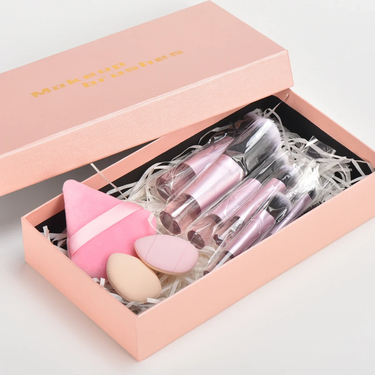 10 color Mini makeup brush Travel portable Makeup Tool Makeup Puff - Palm Brush Professional Makeup tool set Christmas gift - Image 44